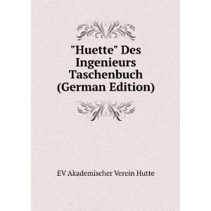   Taschenbuch (German Edition) EV Akademischer Verein Hutte Books