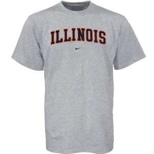  Mens Illinois Fighting Illini Ash College Classic Tshirt 
