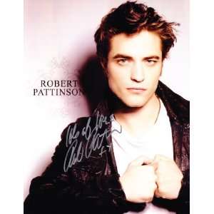 Twilight, Breaking Dawn Robert Pattinson Signed Autographed 8.5 x 11 