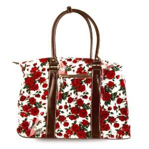  Scarlet Rose weekender bag: Home & Kitchen