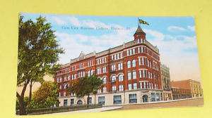 Gem City Business College   Quincey IL 1940s postcard  