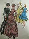Vintage Butterick 4585 FRONTIER COSTUME PRAIRIE DRESS Sewing Pattern 