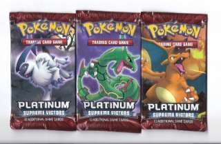 New Pack Lot Pokemon Platinum Supreme Victors Unopened Sealed Packs 