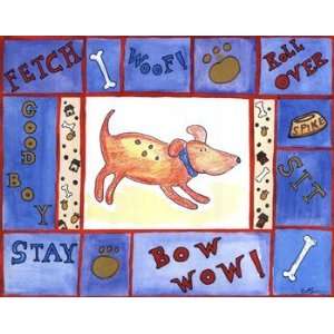  Weenie Dogs Friend   Poster by Serena Bowman (14x11)