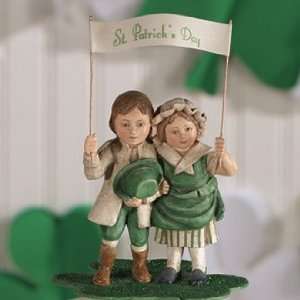   LIAM ST PATRICKS DAY Figurine container Bethany Lowe