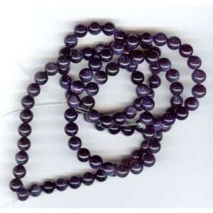 Blue Goldstone 8mm Round Beads 16 Arts, Crafts & Sewing