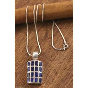  Lapis lazuli necklace, Honeycomb Jewelry