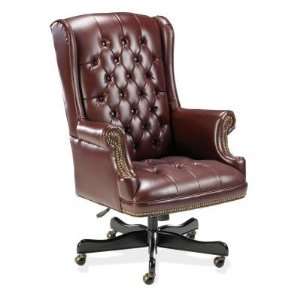  LLR60603   Executive Vinyl Swivel Chair, 30x32x44 46 