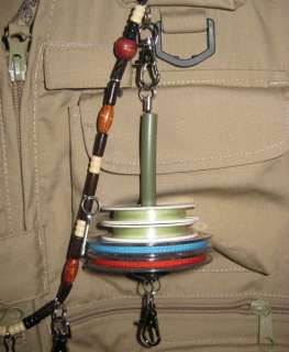 Shown below vertically mounted from lanyard.