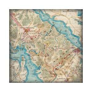     United States Collection   Virginia   12 x 12 Paper   Yorktown Map