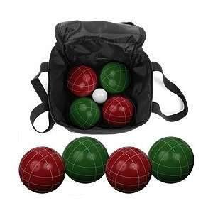  9 Piece Bocce Ball Set with Easy Carry Nylon Bag Sports 