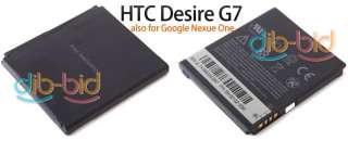Battery HTC Desire Bravo G7 A8181 Google Nexus One G5  