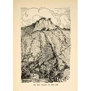  1927 Print Lot Valley Landscape France Valliant Couturier 