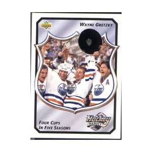  1992 93 Upper Deck Wayne Gretzky Heroes #13 Four Cups in 