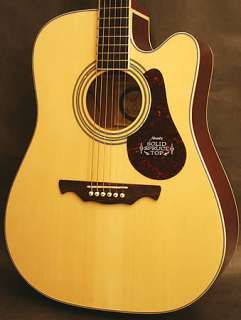 Alvarez Acoustic Electric Guitar Solid spruce top Artist model AD60SC 