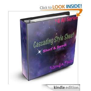 Cascading Style Sheet Short & Sweet (* 4 All Series) Jitendra Patel 