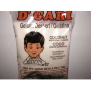 Gari Gelatin Dessert Coconut Falvor 170g  Grocery 