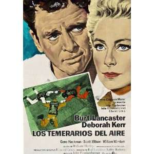   Spanish 27x40 Burt Lancaster Deborah Kerr Gene Hackman: Home & Kitchen