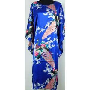  Shanghai Tone® Nightgown Kimono Robe Sleepwear Gown Blue 