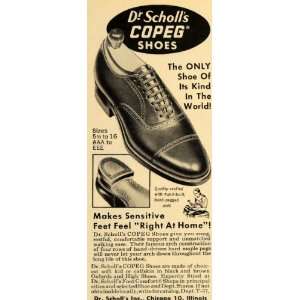  1957 Ad Dr Scholls Shoes Sole Footwear Chicago Illinois 