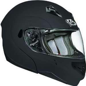 Vega Solid Adult Summit II Road Race Motorcycle Helmet   Flat Black 