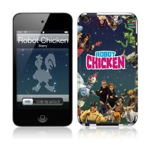   Touch  4th Gen  Robot Chicken  Starry Skin: MP3 Players & Accessories