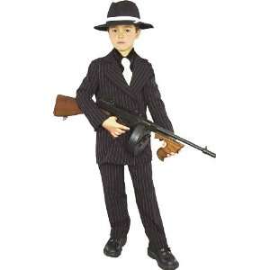    Childs Mafia Gangster Boy Costume (Large 10 12): Toys & Games