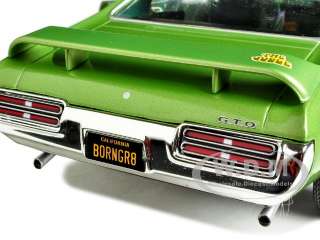 1969 PONTIAC GTO JUDGE GREEN 1/18 L.E.1 OF 1000 PRODUCED BY AUTOWORLD 