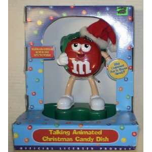  M&ms Red Talking Christmas Candy Dish Toys & Games