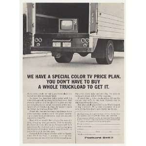   Bell Hotel Color TV Dont Buy Truckload Print Ad