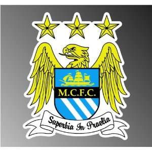 Manchester City FC Football Club Premier League Soccer Vinyl Decal 