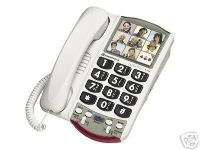 PHOTO PHONE ~ BIG BUTTON AMPLIFIED CORDED TELEPHONE  