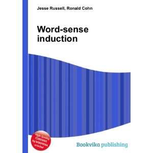  Word sense induction Ronald Cohn Jesse Russell Books