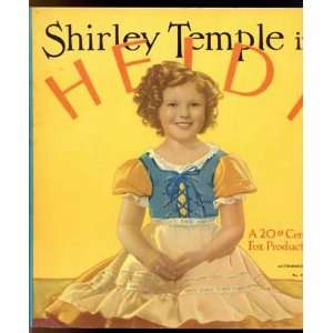  Shirley Temple in Heidi Anonymous Books