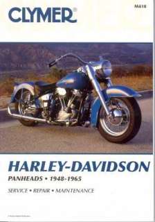 48 65 Harley Davidson EL FL Panhead CLYMER MANUAL  