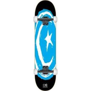 Foundation Og Star/Moon Blue Complete Skateboard   7.62 w/Mini Logos 
