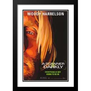Scanner Darkly 32x45 Framed and Double Matted Movie Poster   Style C 