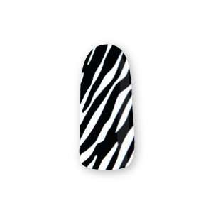   Wraps / Nail Foils / Nail Stickers   Zany Zebra Design by Donna Bella