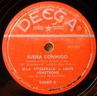ELLA FITZGERALD   LOUIS ARMSTRONG Decca 50085 78 RPM  