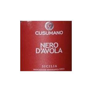  2010 Cusumano Nero DAvola 750ml Grocery & Gourmet Food