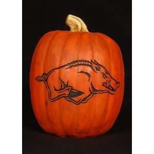   : Arkansas Razorback Pumpkin Halloween Decoration: Sports & Outdoors