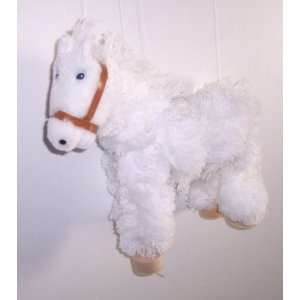  Horse Yarn Puppet Marionette   White
