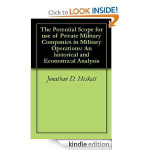   and Economical Analysis: Jonathan D. Heskett:  Kindle Store