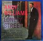 ANDY WILLIAMS LONELY STREET LP CADENCE 3030 NM 1958 DG  