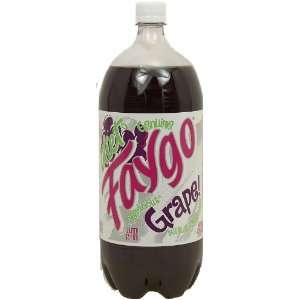 Faygo diet grape flavor soda pop, 6 pack, 2 liter plastic bottles 