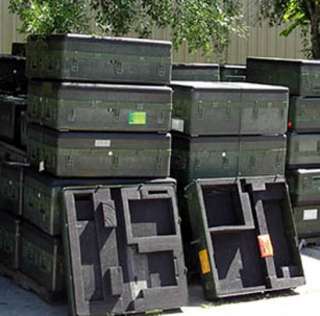 Large Heavy Duty Fiberglass Military Storage Container   
