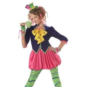   Costumes Wild Mad Hatter Outfit TWEEN Girls Halloween Costume XL Toys