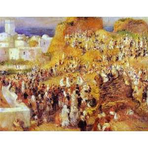  Oil Painting: The Mosque (Arab Festival): Pierre Auguste 