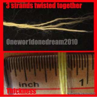New 2 Skeins 70% Angora Rabbit Hair Kniting Yarn 100g (3.52 oz) Yellow 