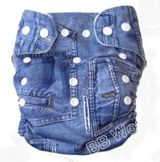 Baby Toddler Infant Reusable 1 Cloth Diaper nappy + 1 insert re usable